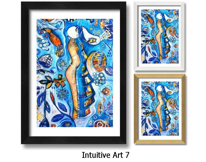 Intuitive Art Framed Print